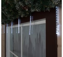 Гирлянда Luazon Сосульки малые 8 шт, Ш2.4, В0.2 м, 2W УМС, Н.С. LED-96-220V, белый 2354125