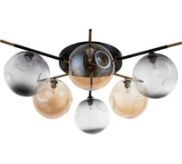 Люстра BayerLux 670823/6 G9 40Вт черный-золото 65x65х25 см 4622241