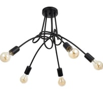 Люстра BayerLux Узел E27 5х40Вт черный 54х54х40 см 2437152