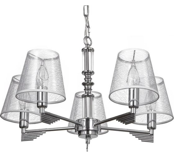 Люстра BayerLux 65071912/5CR E14 40Вт хром 56х56х71 см. 4589022