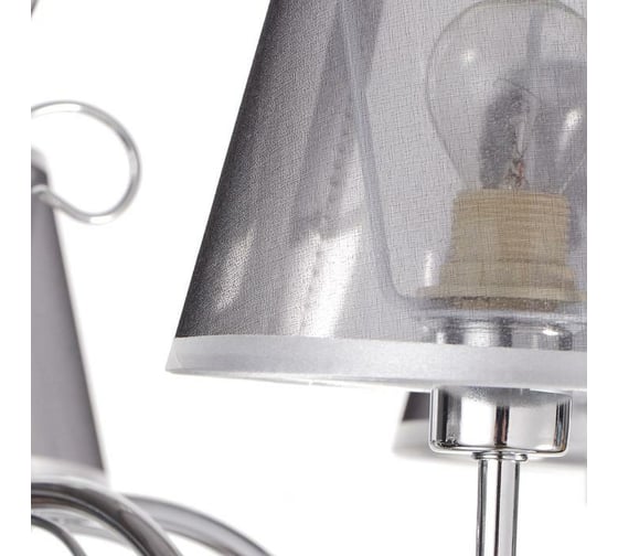 Люстра BayerLux 662427/5 E14 40Вт хром 62х62х79 см 4625898
