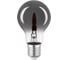 Филаментная светодиодная лампа General Lighting Systems под пламя GLDEN-A60S-6-230-E27-1800 груша, дымчатая 685008 1