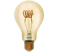 Лампа светодиодная General Lighting Systems под пламя GLDEN-A60F-6-230-E27-2700 пластиковая 685012