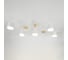 Люстра под лампу General Lighting Systems Венто GCHL-5GX53-M белая, дерево 662214 1