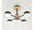 Люстра под лампу General Lighting Systems Элизиум GCHL-4GX53-M черная, дерево 662330 1