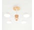 Люстра под лампу General Lighting Systems Элизиум GCHL-4GX53-M белая, дерево 662331 1