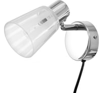 Бра с проводом BayerLux 593911 E14 40Вт хром 15х11х15 см 5169286