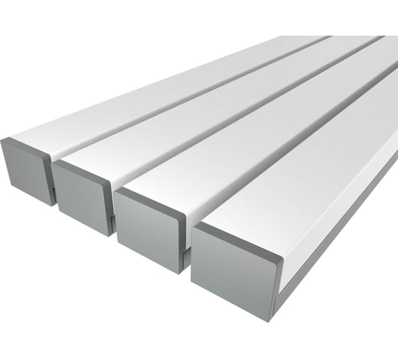 Комплект профиля Ledcraft LC-LP0728M1728-1x4Silver 4 шт серебро (1м профиль+1м рассеиватель+2 заглушки) 1616140387