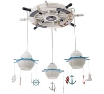 Люстра BayerLux 85003/3 E14 40Вт синий-белый 45х45х20 см 5060034