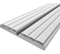 Комплект профиля Ledcraft LC-LP0959M16-1x2Silver 2 шт серебро (1м профиль+1м рассеиватель 3шт+2 заглушки) 1616140105