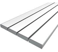 Комплект профиля Ledcraft LC-LP1035M34-1x4Silver 4 шт серебро (1м профиль+1м рассеиватель+2 заглушки) 1616140397