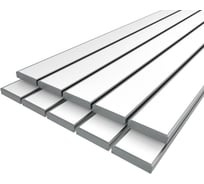 Комплект профиля Ledcraft LC-LP1050M44-1x10Silver 10 шт серебро (1м профиль+1м рассеиватель+2 заглушки) 1616140712