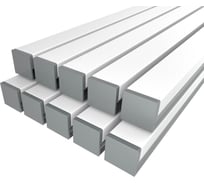 Комплект профиля Ledcraft LC-LP1228M1728-1x10Silver 10 шт серебро (1м профиль+1м рассеиватель+2 заглушки) 1616140675