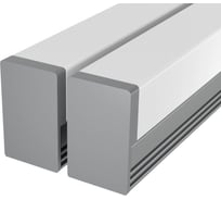 Комплект профиля Ledcraft LC-LP1216M1716-1x2Silver 2 шт серебро (1м профиль+1м рассеиватель+2 заглушки+2 крепежа) 1616140024