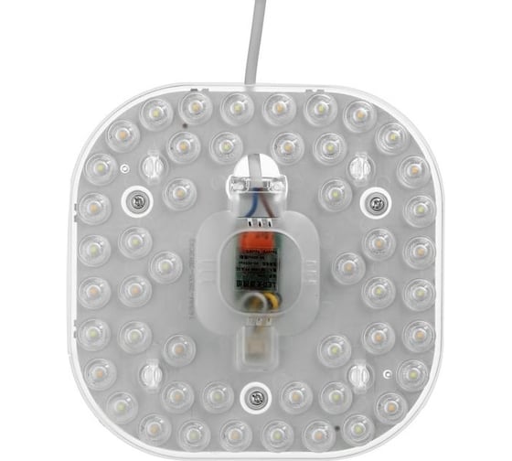 Светодиодный модуль (лампа) BayerLux с драйвером 24Вт 3 режима 3000-6000К белый 16х16х2 см 4642561 1