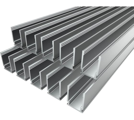 Комплект профиля Ledcraft LC-LP1510-1x10Silver 10 шт серебро (1м профиль) 1616140748