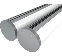 Комплект профиля Ledcraft LC-LP1970M120-1x2Silver 2 шт серебро (1м профиль+1м рассеиватель+2 заглушки+комплект шурупов) 1616140099