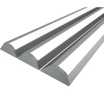 Комплект профиля Ledcraft LC-LP1941M16-1x3Silver 3 шт серебро (1м профиль+1м рассеиватель+2 заглушки) 1616140273