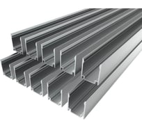 Комплект профиля Ledcraft LC-LP1916-1x10Silver 10 шт серебро (1м профиль) 1616140749