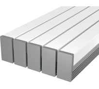 Комплект профиля Ledcraft LC-LP1616M1716-1x5Silver 5 шт серебро (1м профиль+1м рассеиватель+2 заглушки+2 крепежа) 1616140494