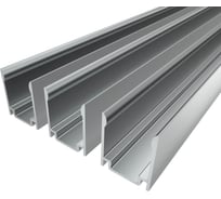Комплект профиля Ledcraft LC-LP1916-1x3Silver 3 шт серебро (1м профиль) 1616140275