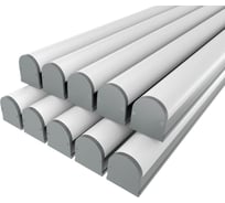 Комплект профиля Ledcraft LC-LP1827M1-1x10Silver 10 шт серебро (1м профиль+1м рассеиватель+2 заглушки+комплект шурупов) 1616140751