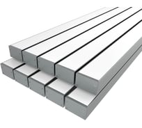 Комплект профиля Ledcraft LC-LP2030M30-1x10Silver 10 шт серебро (1м профиль+1м рассеиватель+2 заглушки+комплект шурупов) 1616140788