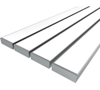 Комплект профиля Ledcraft LC-LP2060M55-1x4Silver 4 шт серебро (1м профиль+1м рассеиватель+2 заглушки+комплект шурупов) 1616140444