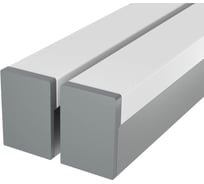 Комплект профиля Ledcraft LC-LP2528M1728-1x2Silver 2 шт серебро (1м профиль+1м рассеиватель+2 заглушки+комплект шурупов) 1616140064