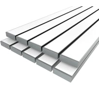 Комплект профиля Ledcraft LC-LP2060M55-1x10Silver 10 шт серебро (1м профиль+1м рассеиватель+2 заглушки+комплект шурупов) 1616140760