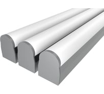 Комплект профиля Ledcraft LC-LP2528RM1-1x3Silver 3 шт серебро (1м профиль+1м рассеиватель+2 заглушки+комплект шурупов) 1616140329
