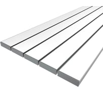 Комплект профиля Ledcraft LC-LP27100M94-1x5Silver 5 шт серебро (1м профиль+1м рассеиватель+2 заглушки+комплект шурупов) 1616140608