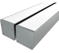 Комплект профиля Ledcraft LC-LP3030M30-1x2Silver 2 шт серебро (1м профиль+1м рассеиватель+2 заглушки+комплект шурупов) 1616140155