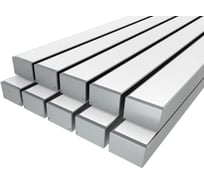 Комплект профиля Ledcraft LC-LP3250M44-1x10Silver 10 шт серебро (1м профиль+1м рассеиватель+2 заглушки+комплект шурупов) 1616140681