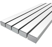 Комплект профиля Ledcraft LC-LP3250M44-1x5Silver 5 шт серебро (1м профиль+1м рассеиватель+2 заглушки+комплект шурупов) 1616140523