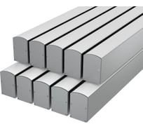 Комплект профиля Ledcraft LC-LP4028M28-1x10Silver 10 шт серебро (1м профиль+1м рассеиватель+2 заглушки+комплект шурупов) 1616140700