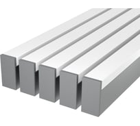 Комплект профиля Ledcraft LC-LP4028M1728-1x5Silver 5 шт серебро (1м профиль+1м рассеиватель+2 заглушки+комплект шурупов) 1616140543