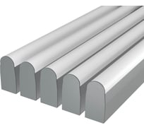 Комплект профиля Ledcraft LC-LP4028RM1-1x5Silver 5 шт серебро (1м профиль+1м рассеиватель+2 заглушки+комплект шурупов) 1616140609