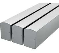 Комплект профиля Ledcraft LC-LP4028M28-1x3Silver 3 шт серебро (1м профиль+1м рассеиватель+2 заглушки+комплект шурупов) 1616140226