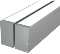 Комплект профиля Ledcraft LC-LP5030M30-1x2Silver 2 шт серебро (1м профиль+1м рассеиватель+2 заглушки+комплект шурупов) 1616140158