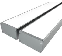 Комплект профиля Ledcraft LC-LP50100M94-1x2Silver 2 шт серебро (1м профиль+1м рассеиватель+2 заглушки+комплект шурупов) 1616140169
