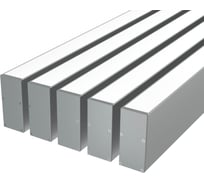 Комплект профиля Ledcraft LC-LP6730M30-1x5Silver 5 шт серебро (1м профиль+1м рассеиватель+2 заглушки+комплект шурупов) 1616140631
