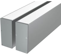 Комплект профиля Ledcraft LC-LP6730M30-1x2Silver 2 шт серебро (1м профиль+1м рассеиватель+2 заглушки+комплект шурупов) 1616140157