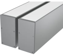 Комплект профиля Ledcraft LC-LP6735M34-1x2Silver 2 шт серебро (1м профиль+1м рассеиватель+2 заглушки+комплект шурупов) 1616140059