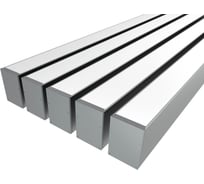 Комплект профиля Ledcraft LC-LP7050M44-1x5Silver 5 шт серебро (1м профиль+1м рассеиватель+2 заглушки+комплект шурупов) 1616140525