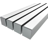 Комплект профиля Ledcraft LC-LP7060M55-1x4Silver 4 шт серебро (1м профиль+1м рассеиватель+2 заглушки+комплект шурупов) 1616140453