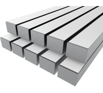 Комплект профиля Ledcraft LC-LP76100M94-1x10Silver 10 шт серебро (1м профиль+1м рассеиватель+2 заглушки+комплект шурупов) 1616140745