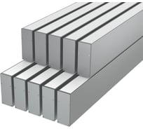 Комплект профиля Ledcraft LC-LP9035M34-1x10Silver 10 шт серебро (1м профиль+1м рассеиватель+2 заглушки+комплект шурупов) 1616140680