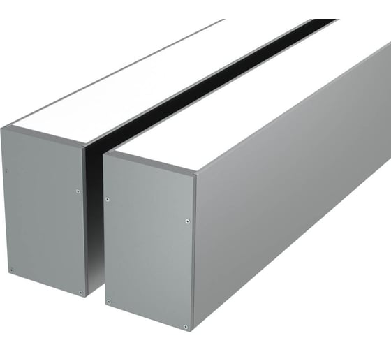 Комплект профиля Ledcraft LC-LP9060M55-1x2Silver 2 шт серебро (1м профиль+1м рассеиватель+2 заглушки+комплект шурупов) 1616140138