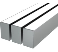 Комплект профиля Ledcraft LC-LP9060M55-1x3Silver 3 шт серебро (1м профиль+1м рассеиватель+2 заглушки+комплект шурупов) 1616140296